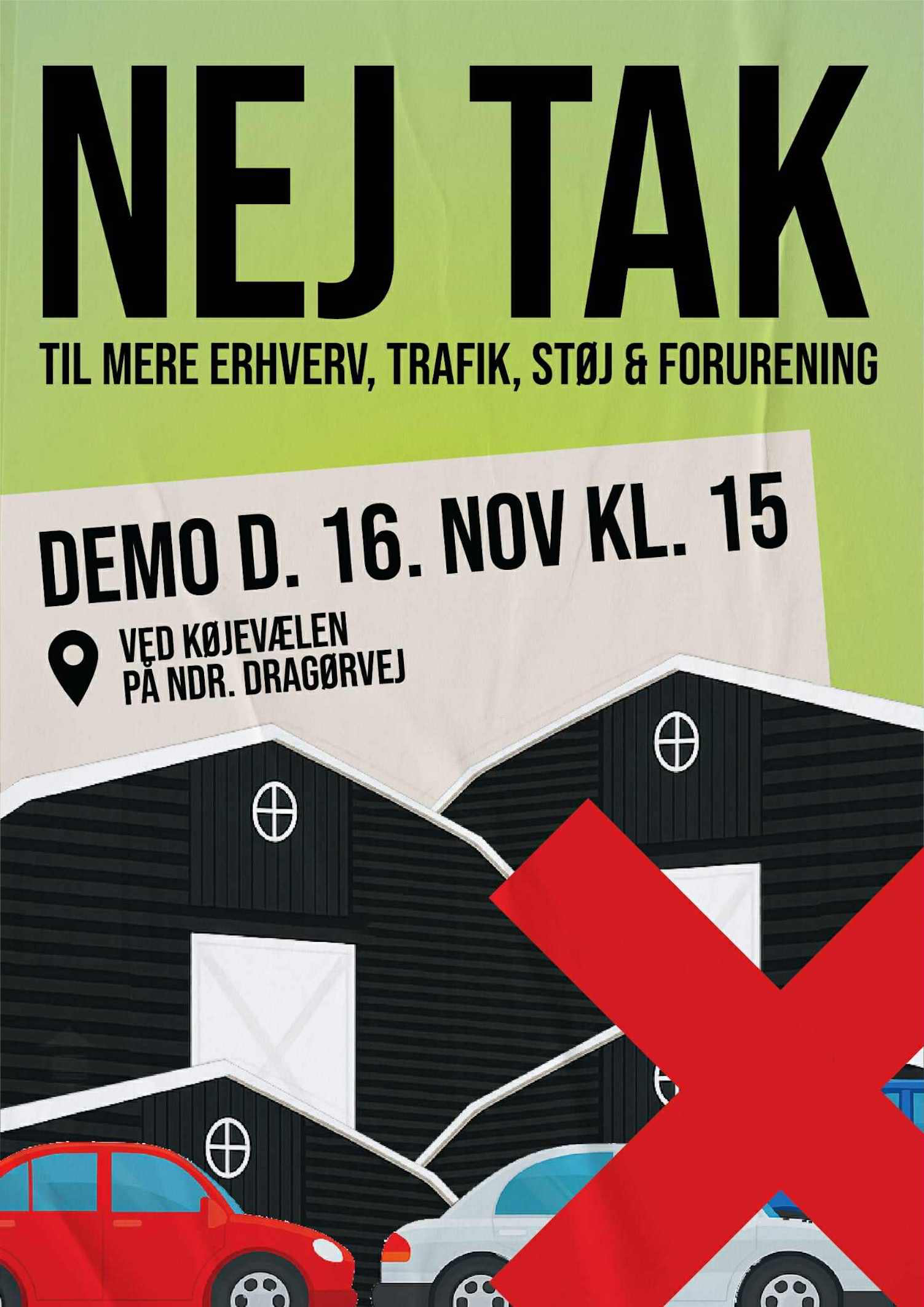 Demonstration mod et nyt Erhvervsområde Nord