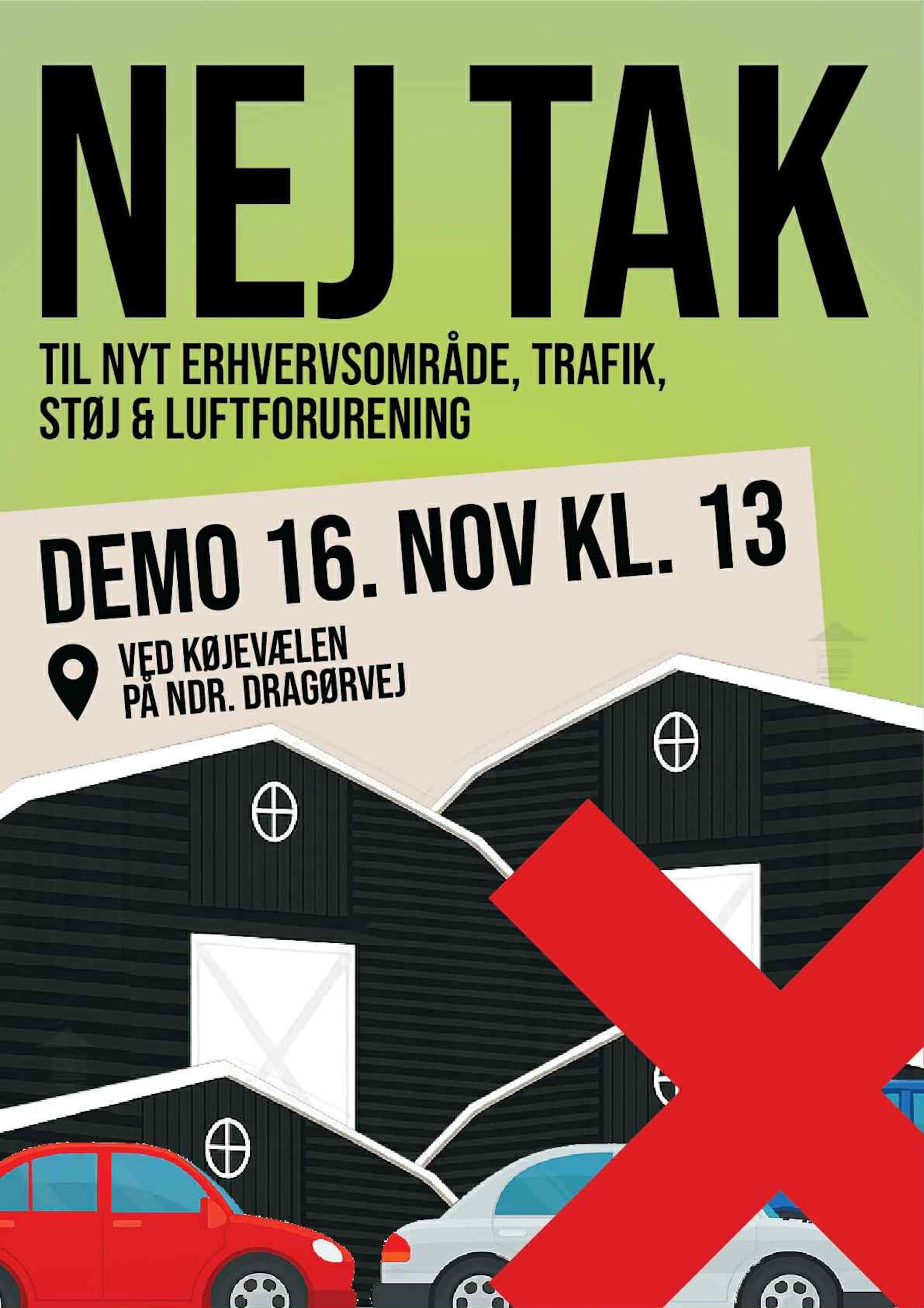 Demonstration mod et nyt Erhvervsområde Nord
