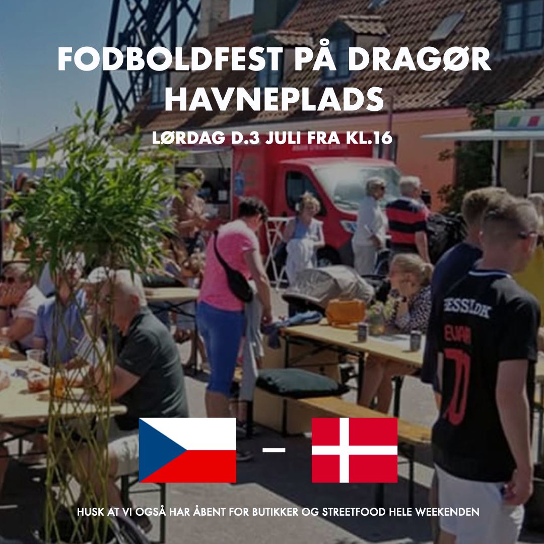 FODBOLDFEST PÅ HAVNEPLADSEN LØRDAG 3/7-2021